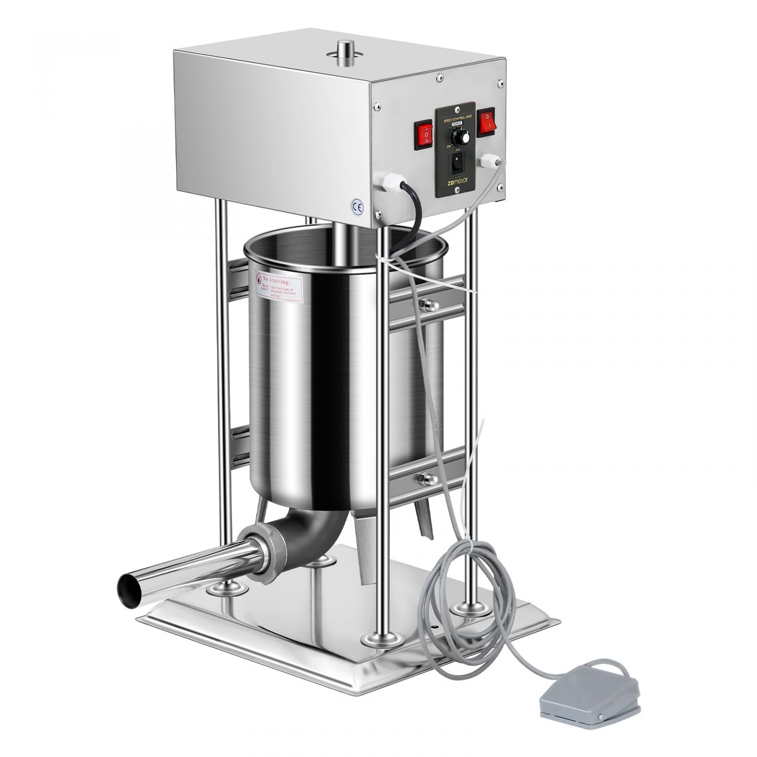 Best Electric Sausage Stuffer with Foot Pedal meat magnate